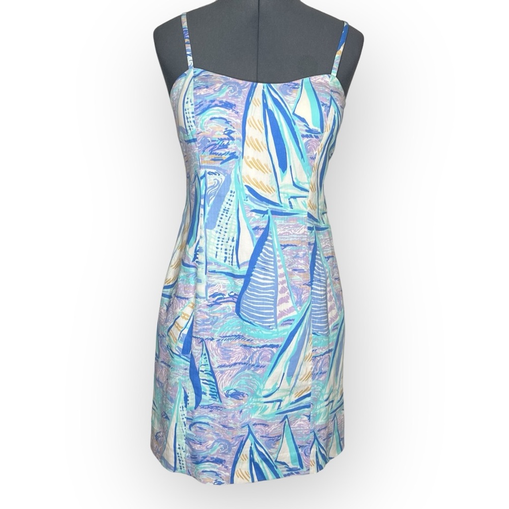 Lilly Pulitzer Blue and Purple Resort Sundress
